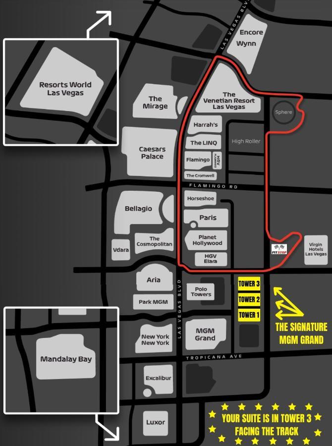 No Resort Fees-Mgm Stripview-Jacuzzi-Formula 1 Track View Las Vegas Luaran gambar